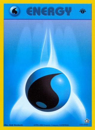 Water Energy (111/111) [Neo Genesis 1st Edition] - Trinity Hobby
