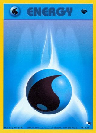 Water Energy (132/132) [Gym Heroes 1st Edition] - Trinity Hobby