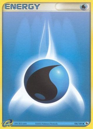 Water Energy (106/109) [EX: Ruby & Sapphire] - Trinity Hobby