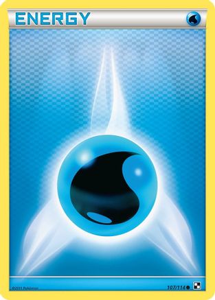 Water Energy (107/114) [Black & White: Base Set] - Trinity Hobby