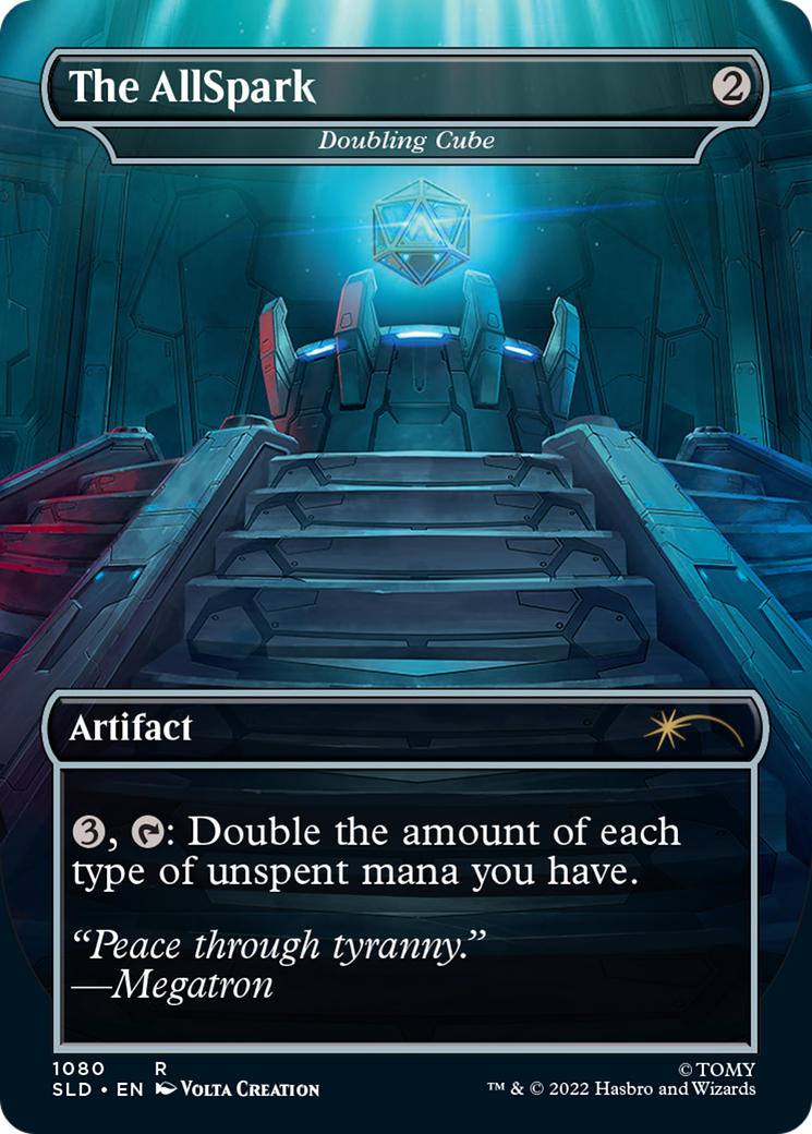 Doubling Cube // Doubling Cube  [Foil]  (SLD-1080) - [Secret Lair Drop] (Borderless) - Trinity Hobby