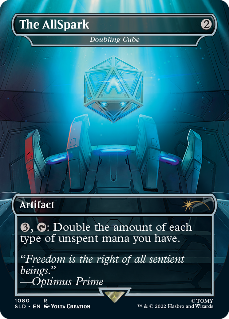 Doubling Cube // Doubling Cube  [Foil]  (SLD-1080) - [Secret Lair Drop] (Borderless) - Trinity Hobby