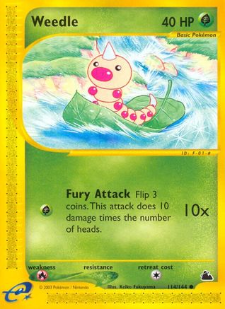 Weedle (114/144) [Skyridge] - Trinity Hobby