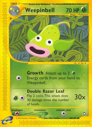 Weepinbell (65/147) [Aquapolis] - Trinity Hobby