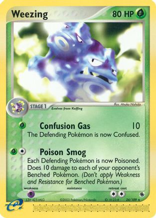 Weezing (24/109) [EX: Ruby & Sapphire] - Trinity Hobby
