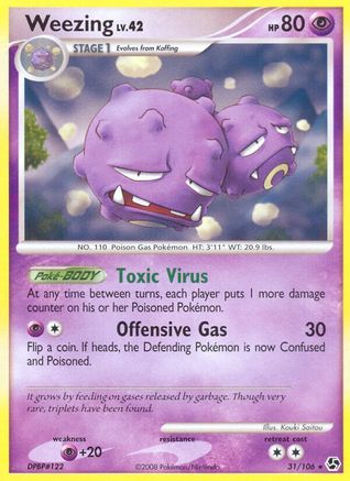 Weezing (31/106) [Diamond & Pearl: Great Encounters] - Trinity Hobby