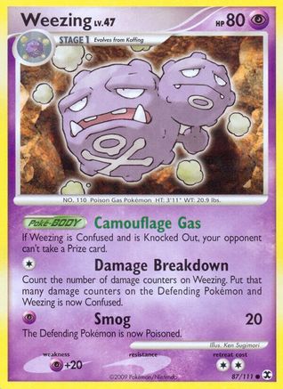 Weezing (87/111) [Platinum: Rising Rivals] - Trinity Hobby