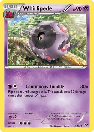 Whirlipede (52/146) [XY: Base Set] - Trinity Hobby