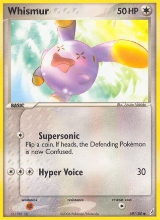 Whismur (69/100) (Stamped) [EX: Crystal Guardians] - Trinity Hobby