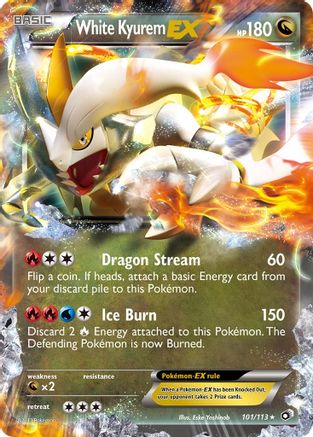 White Kyurem EX (101/113) [Black & White: Legendary Treasures] - Trinity Hobby