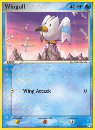 Wingull (70/100) (Stamped) [EX: Crystal Guardians] - Trinity Hobby