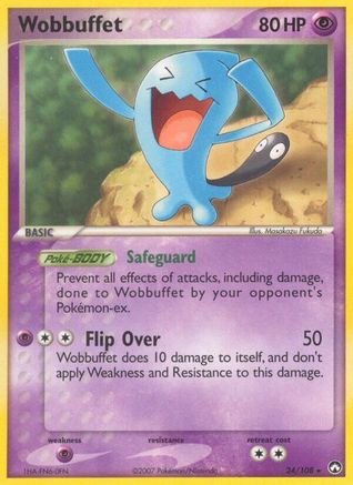 Wobbuffet (24/108) (Stamped) [EX: Power Keepers] - Trinity Hobby