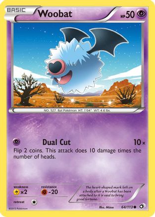 Woobat (64/113) [Black & White: Legendary Treasures] - Trinity Hobby