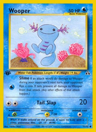 Wooper (71/75) [Neo Discovery 1st Edition] - Trinity Hobby