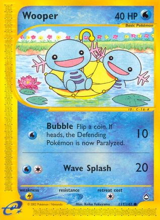 Wooper (117/147) [Aquapolis] - Trinity Hobby