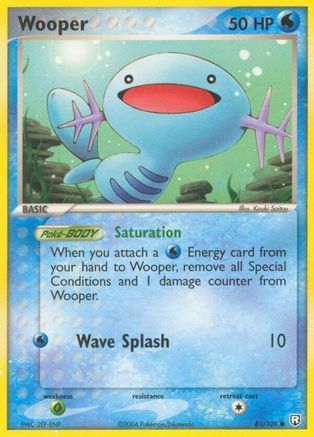 Wooper (81/109) (Stamped) [EX: Team Rocket Returns] - Trinity Hobby
