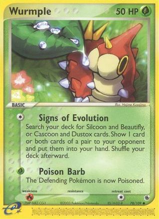 Wurmple (78/109) [EX: Ruby & Sapphire] - Trinity Hobby