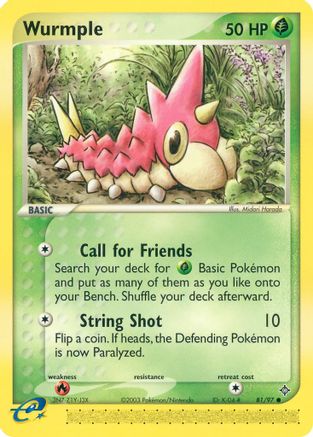 Wurmple (81/97) [EX: Dragon] - Trinity Hobby