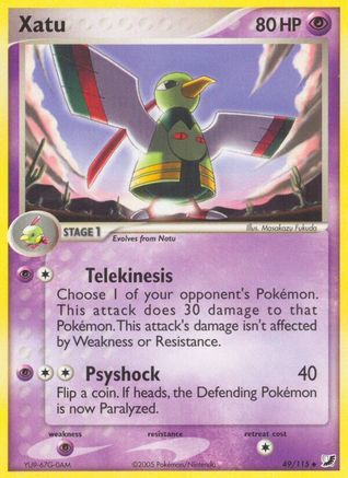 Xatu (49/115) (Stamped) [EX: Unseen Forces] - Trinity Hobby