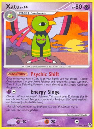 Xatu (44/132) [Diamond & Pearl: Secret Wonders] - Trinity Hobby