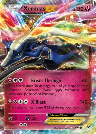 Xerneas EX (97/146) [XY: Base Set] - Trinity Hobby