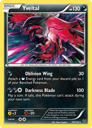 Yveltal (78/146) [XY: Base Set] - Trinity Hobby