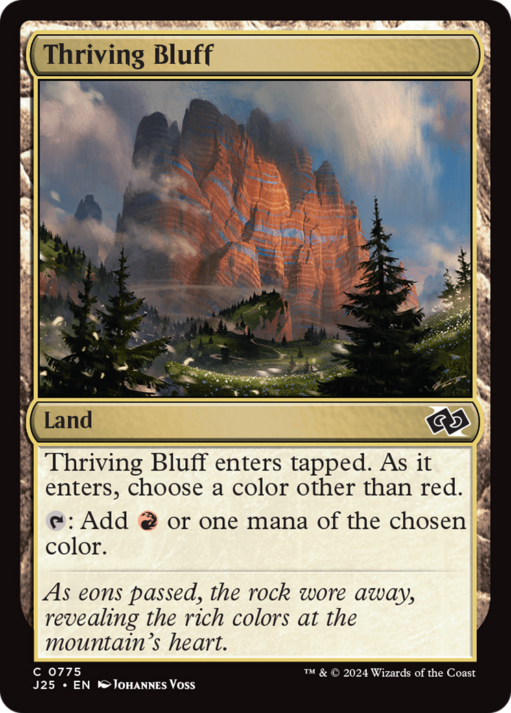 Thriving Bluff [Foundations Jumpstart] - Trinity Hobby