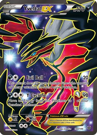 Yveltal EX (144/146) [XY: Base Set] - Trinity Hobby