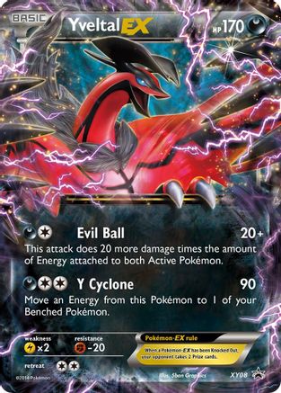 Yveltal EX (XY08) [XY: Black Star Promos] - Trinity Hobby