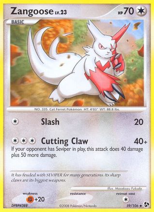 Zangoose (59/106) [Diamond & Pearl: Great Encounters] - Trinity Hobby