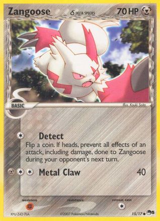 Zangoose (15/17) (Delta Species) [POP Series 5] - Trinity Hobby