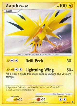 Zapdos (48/147) [Platinum: Supreme Victors] - Trinity Hobby