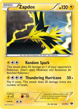 Zapdos (41/99) [Black & White: Next Destinies] - Trinity Hobby