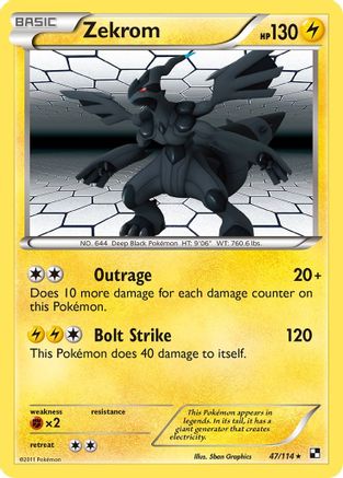 Zekrom (47/114) [Black & White: Base Set] - Trinity Hobby