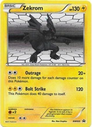 Zekrom (BW005) [Black & White: Black Star Promos] - Trinity Hobby