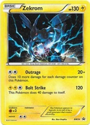 Zekrom (BW24) [Black & White: Black Star Promos] - Trinity Hobby
