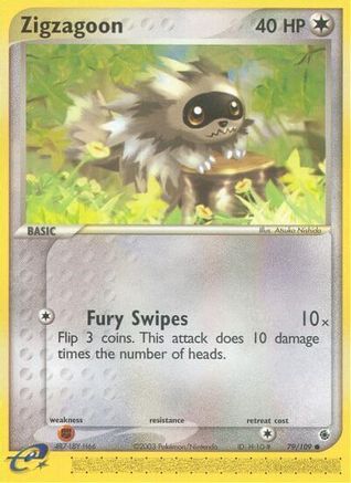 Zigzagoon (79/109) [EX: Ruby & Sapphire] - Trinity Hobby
