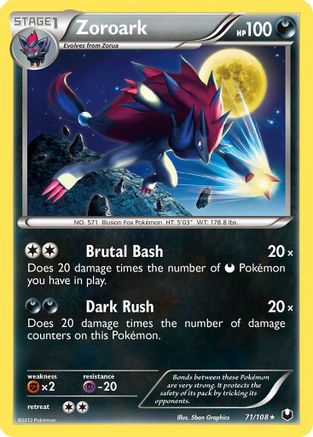 Zoroark (71/108) [Black & White: Dark Explorers] - Trinity Hobby