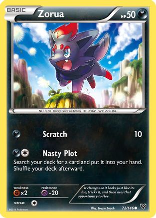 Zorua (72/146) [XY: Base Set] - Trinity Hobby