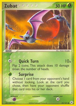 Zubat (83/101) [EX: Hidden Legends] - Trinity Hobby
