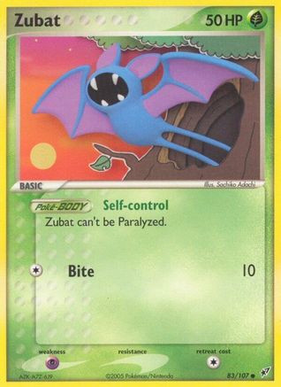 Zubat (83/107) [EX: Deoxys] - Trinity Hobby