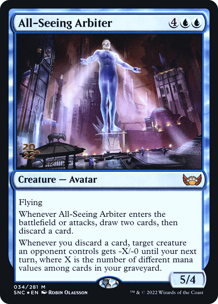 All-Seeing Arbiter [Streets of New Capenna Prerelease Promos] - Trinity Hobby