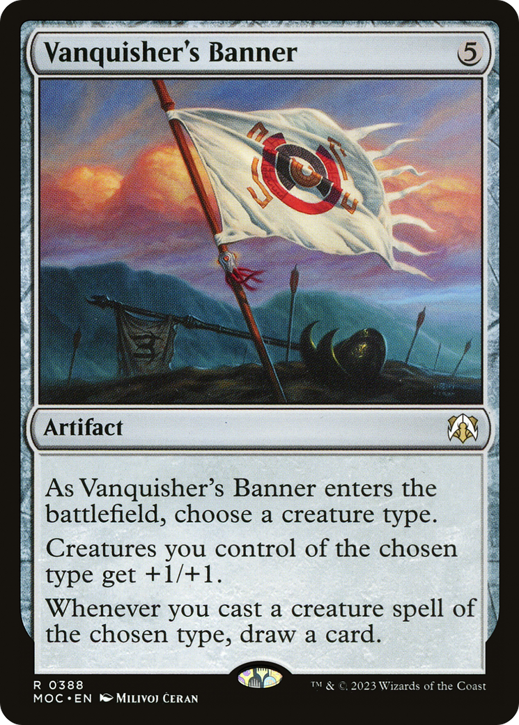 Vanquisher's Banner [March of the Machine Commander] - Trinity Hobby