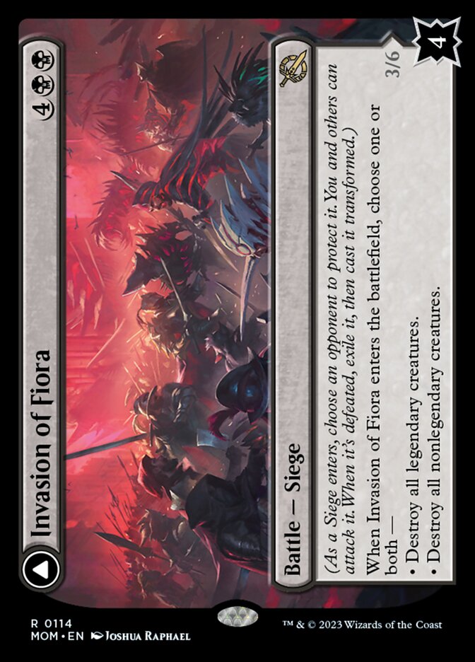 Invasion of Fiora // Marchesa, Resolute Monarch [March of the Machine] - Trinity Hobby