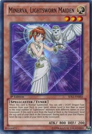 Minerva, Lightsworn Maiden [SDLI-EN002] Super Rare - Trinity Hobby