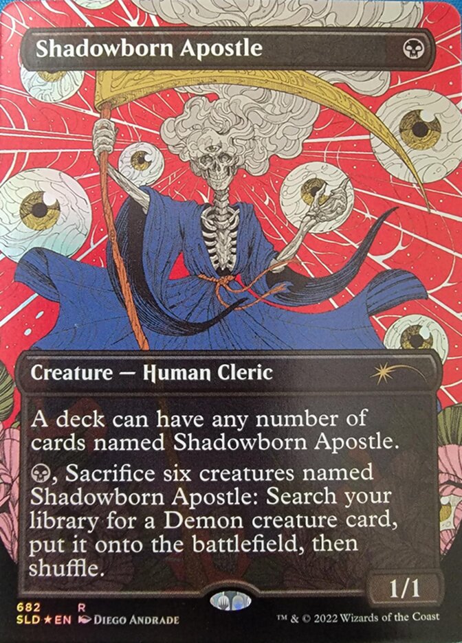 Shadowborn Apostle (Borderless) (682) [Secret Lair Drop Promos] - Trinity Hobby