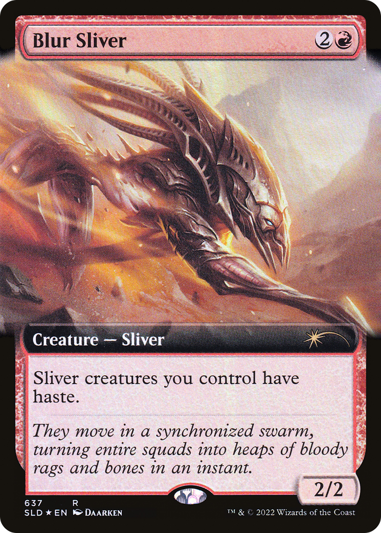 Blur Sliver (Extended Art) [Secret Lair Drop Promos] - Trinity Hobby