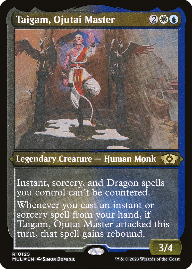Taigam, Ojutai Master (Foil Etched)  [Foil]  (MUL-125) - [Multiverse Legends] - Trinity Hobby