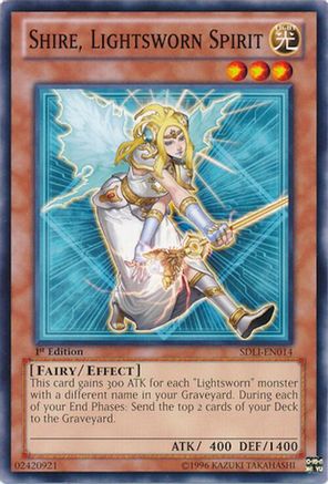 Shire, Lightsworn Spirit [SDLI-EN014] Common - Trinity Hobby