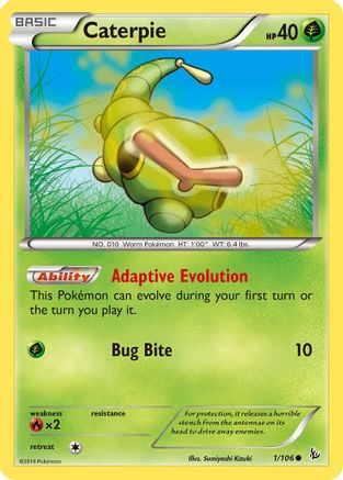 Caterpie (1/106) [XY: Flashfire] - Trinity Hobby